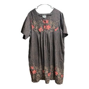 Lot of 4‎ of Grandmas Housedress Nightgown Multicolored/Patterns, Sz 2X